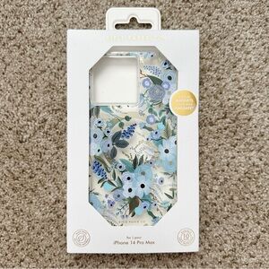 Rifle Paper Co. Garden Party Blue MagSafe Compatible iPhone 14 Pro Max Case